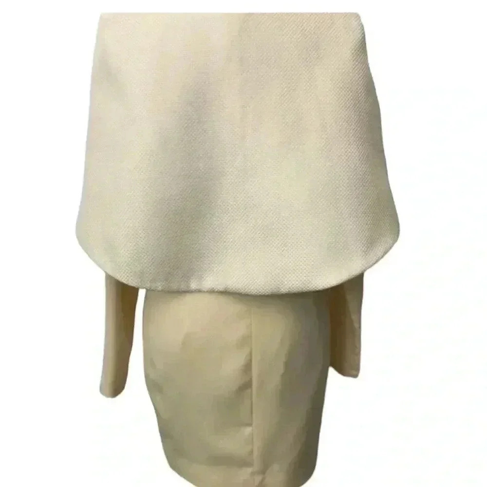 Asilio Almost Famous Two Tone Cape Mini Dress NWT Size S/8 - Picture 4 of 8